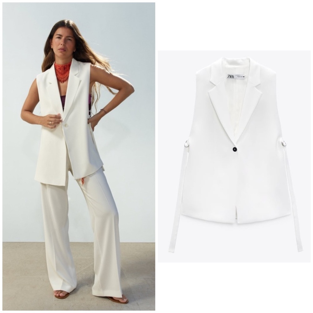 ZARA ~ WAISTCOAT WITH VENTS